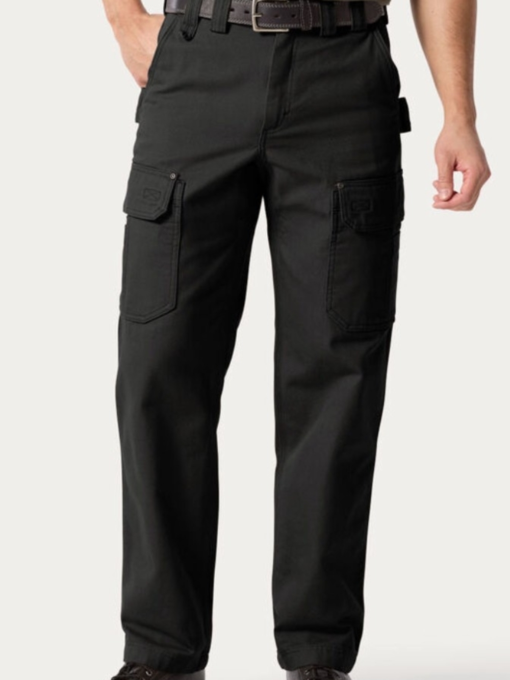 Duluth Trading Co Men's Fire Hose Cargo Work Pants Black 34x30 NWT Heavy Duty